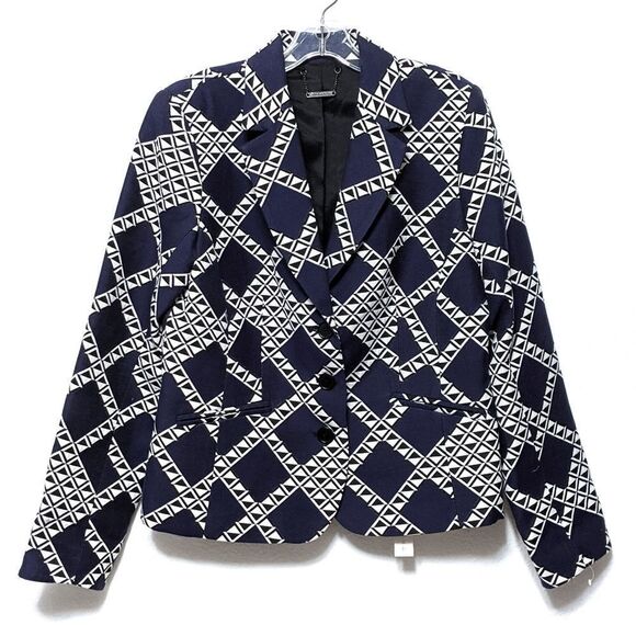 NWT TRINA TURK Minty 2 Geometric Jacket 12 - Picture 2 of 13